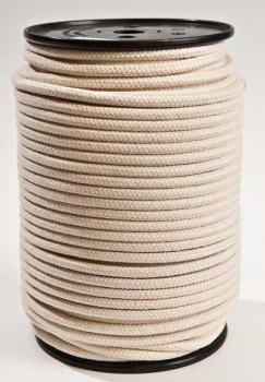 Baumwollseil, geflochten, Flechtschnur, Seil, Baumwolle, Hoodie, Kordel, Deko, Tierspielzeug, Nähen, Rucksack, Pullover, umweltfreundlich, nachhaltig, abbaubar, nachwachsend, Gehege, Käfig, waschbar Spule